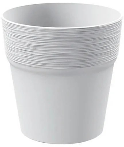 Γλάστρα (Φ17.5x17.9) Marhome Furu Λευκό 09-DFA175-443U