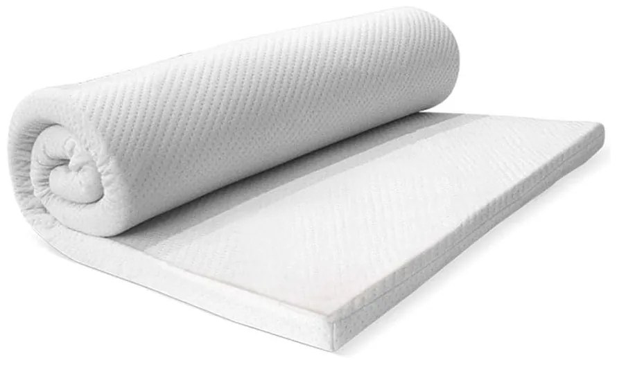 Ανώστρωμα Top Foam Με Αποσπώμενο Κάλυμμα White Palamaiki Υπέρδιπλο 160x200cm