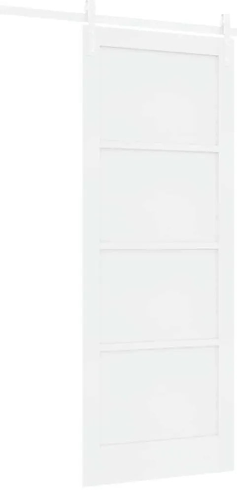 vidaXL Συρόμενη Πόρτα Λευκό 83 x 211 εκ.