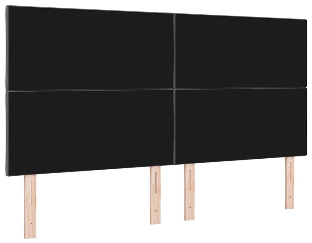 vidaXL Υφασμάτινο Κεφαλάρι Geometric Σκούρο γκρι 180 cm ύφασμα