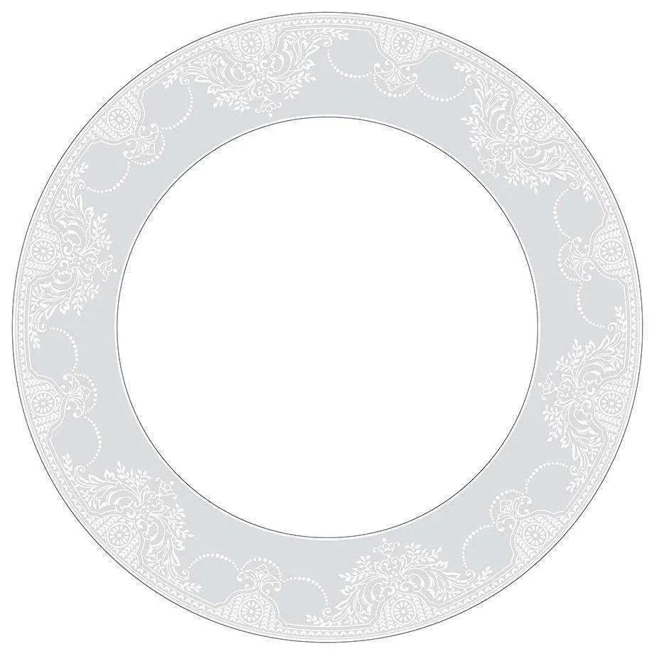 Πιάτο Ρηχό Deco Classico 24.480.01 Φ27cm Beige Cryspo Trio Porcelain