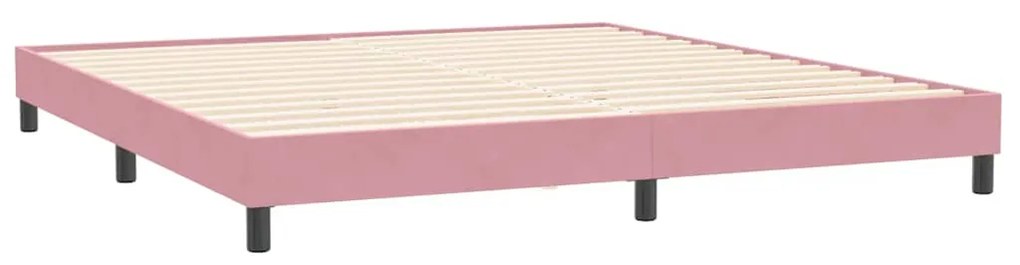 ΚΡΕΒΑΤΙ BOXSPRING ΜΕ ΣΤΡΩΜΑ ΡΟΖ 200X210 ΕΚ. ΒΕΛΟΥΔΙΝΟ 3316520