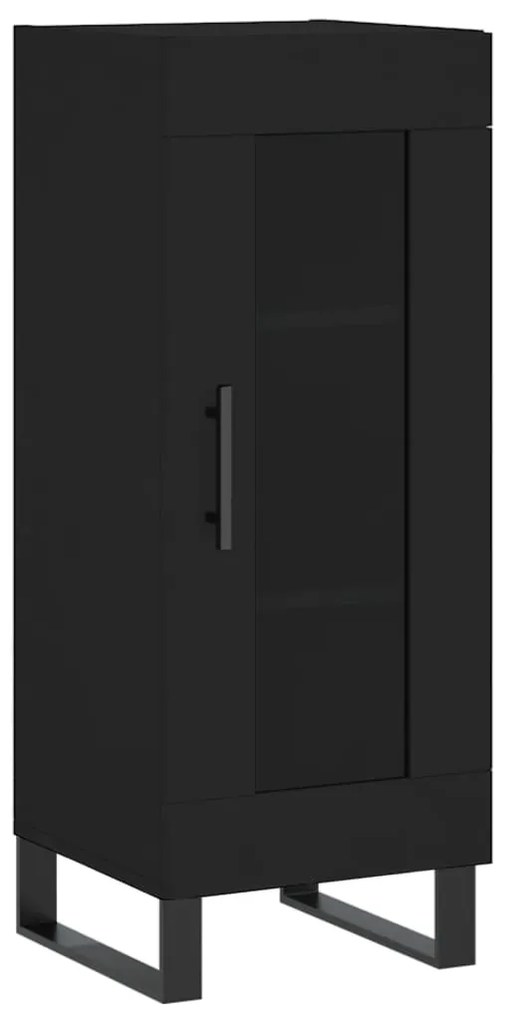 vidaXL Ντουλάπι Μαύρο 34,5 x 34 x 90 εκ. από Επεξεργασμένο Ξύλο