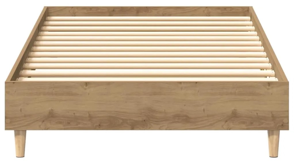 vidaXL Πλαίσιο κρεβατιού χωρίς στρώμα Artisan Oak 75x190 cm