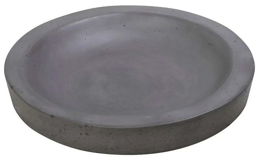 Διακοσμητικό Μπωλ TZS115 36x36x5cm Dark Grey Espiel Cement