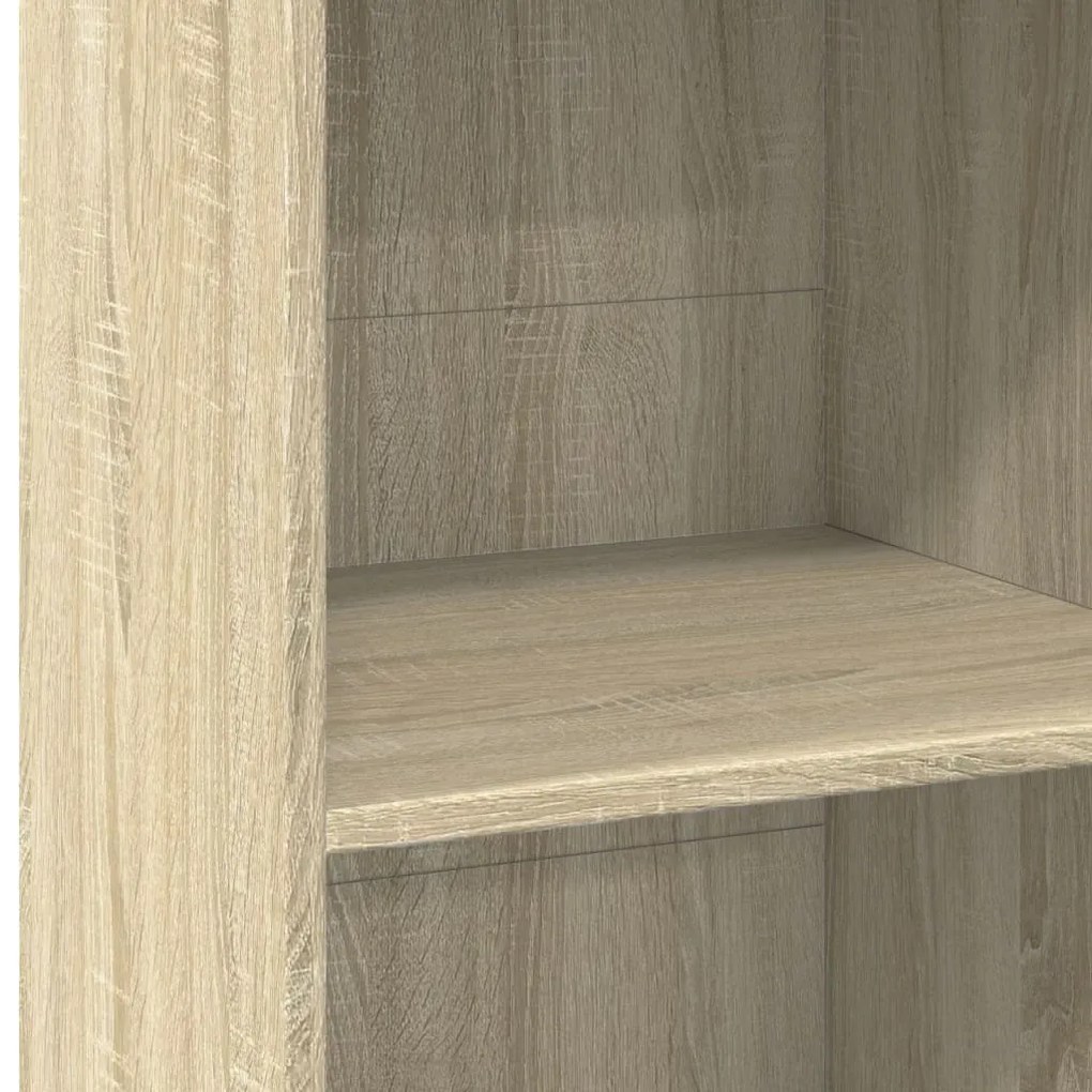 vidaXL Ντουλάπι Sonoma Δρυός 50x41x124 εκ. από Επεξεργασμένο Ξύλο