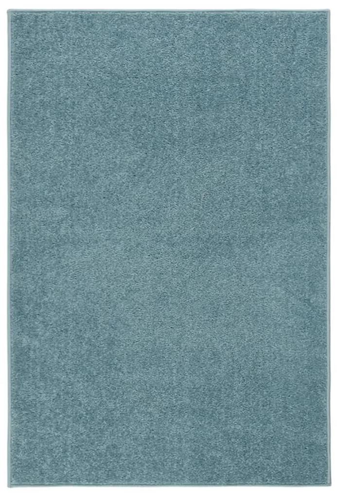 Χαλί Κοντό Πέλος Μπλε 160 x 230 εκ. - Μπλε