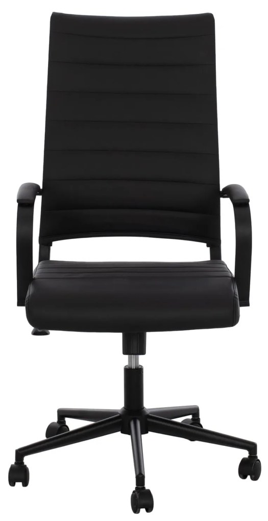 ΚΑΡΕΚΛΑ ΓΡΑΦΕΙΟΥ SUPERIOR  ΜΑΥΡΟ PU ΔΙΕΥΘΥΝΤH 62x71,5x113 εκ.