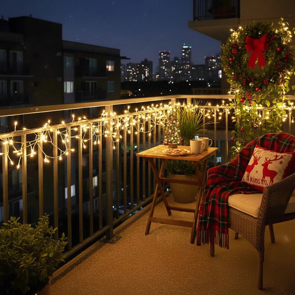 Διακοσμητικά φωτάκια Cluster 6m