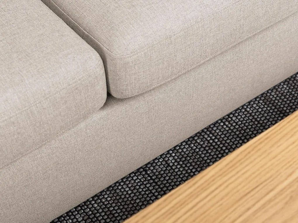 Γωνιακός Καναπές Scandinavian Choice C157, Ανοιχτό καφέ, 344x199x80cm