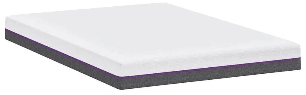 vidaXL Στρώμα Λευκό και Γκρι 140 x 200 cm Pěna