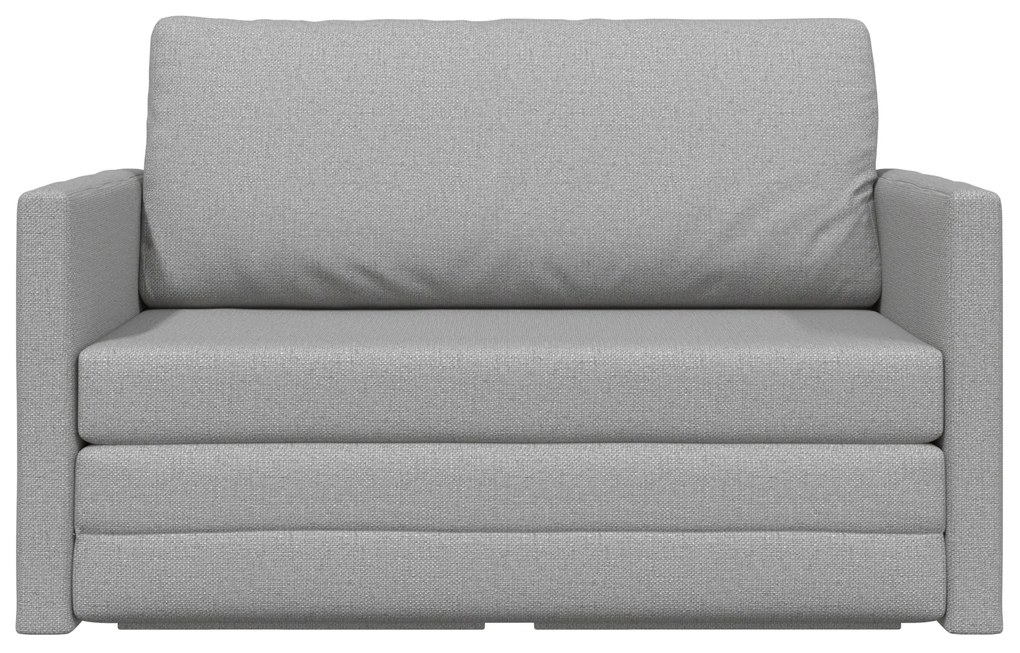 vidaXL Καναπές Κρεβάτι 2 σε 1 Ανοιχτό Γκρι 124x71x78 cm Ύφασμα