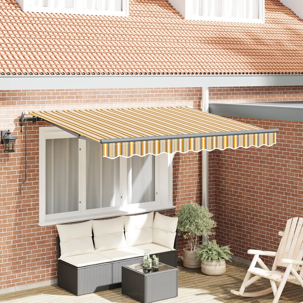vidaXL Σκηνίτσα Αναδιπλούμενη Πολύχρωμο 350 x 200 cm