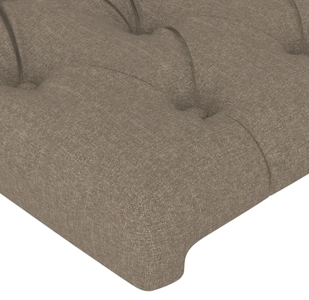 Κεφαλάρι με Πτερύγια Taupe 83 x 23 x 78/88 εκ. Υφασμάτινο 3117458