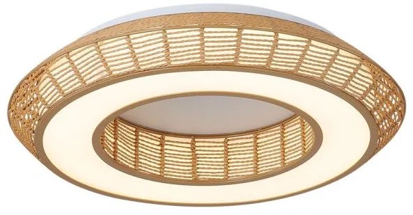 Πλαφονιέρα Φωτιστικό Οροφής LED 64W Φυσικό 3000Κ-6000Κ Dimmable Zeus-60-BK Sunlight ZEUS-60-Y Μπεζ