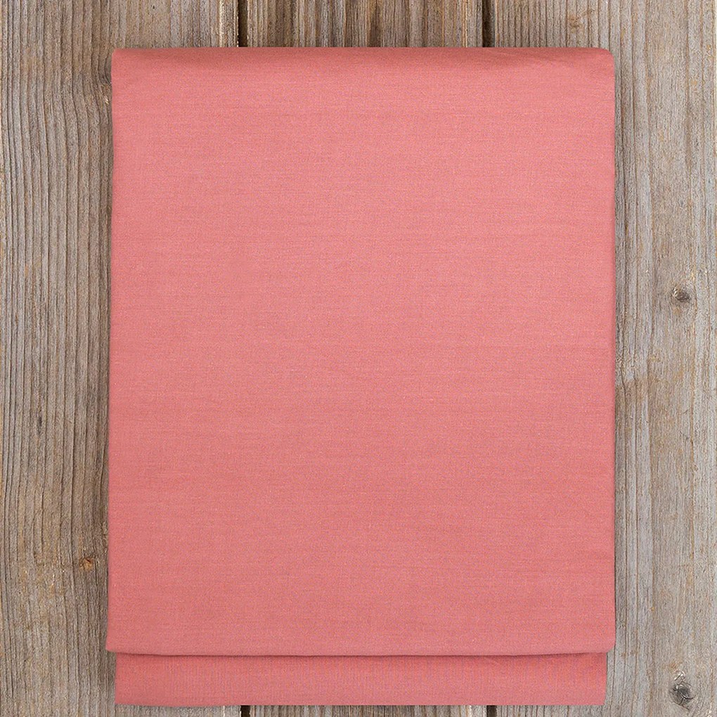 Σεντόνι Μονό Επίπεδο (160x260) Nima Bed Linen Unicolors New Κοραλί