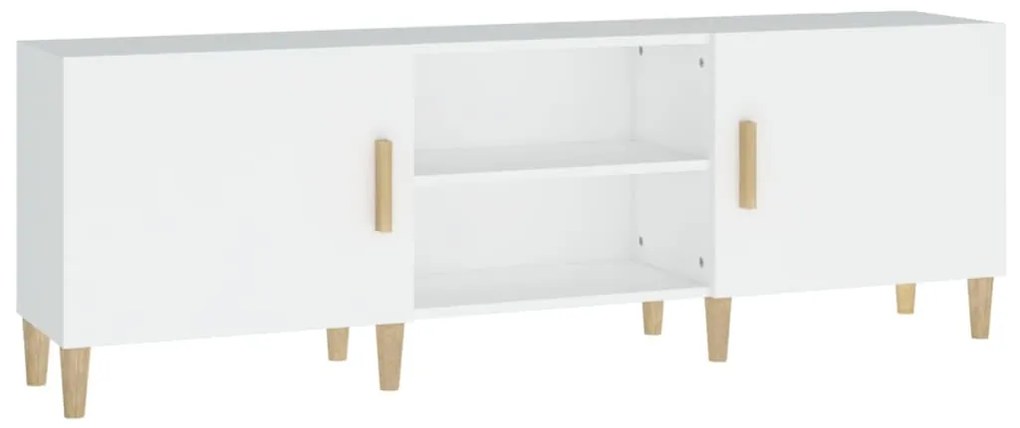 vidaXL Έπιπλο Τηλεόρασης Λευκό 150 x 30 x 50 εκ. Επεξεργασμένο Ξύλο