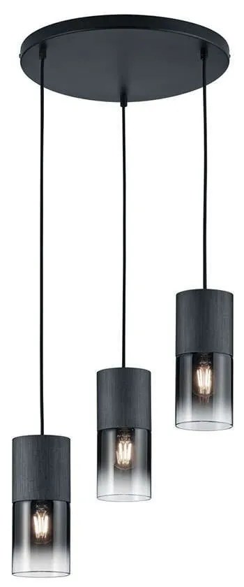 Φωτιστικό Οροφής Robin 310630332 Black Trio Lighting Μέταλλο