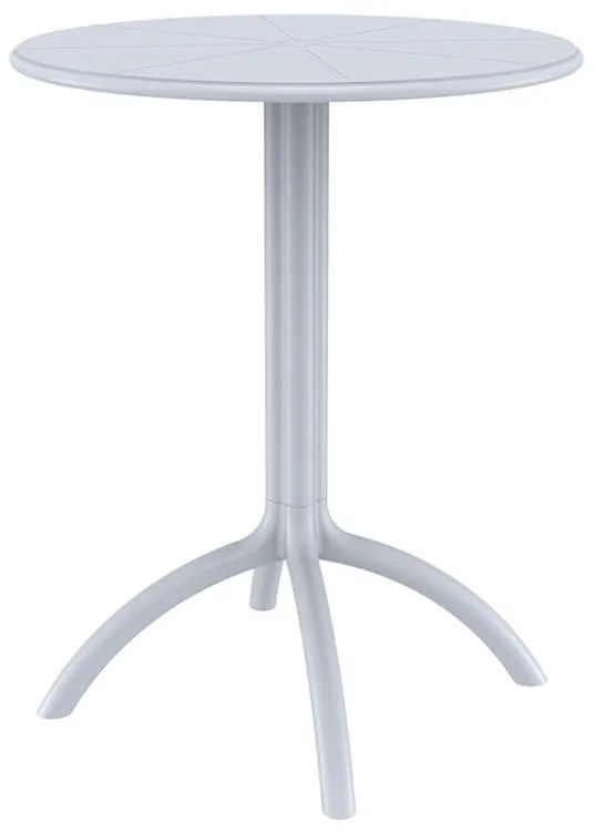 SIESTA OCTOPUS Φ60Χ75εκ.SILVER GREY ΤΡΑΠΕΖΙ ΠΟΛ/ΝΙΟΥ Φ60Χ75εκ.20.0165