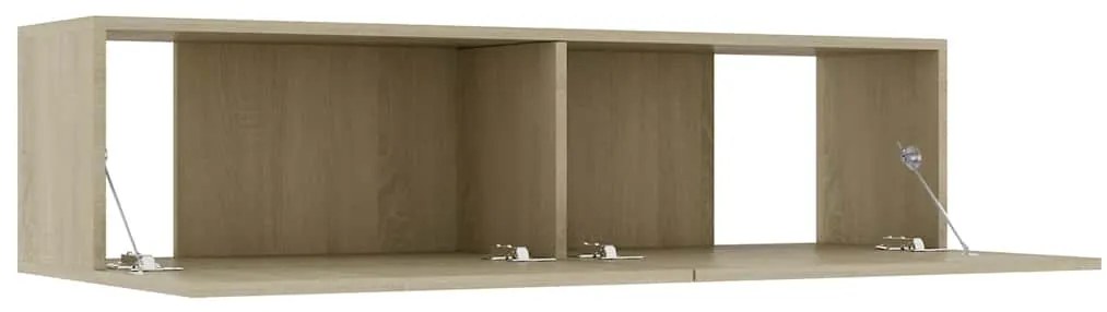 vidaXL Έπιπλο Τηλεόρασης Sonoma Δρυς 120x30x30 εκ. από Επεξ. Ξύλο