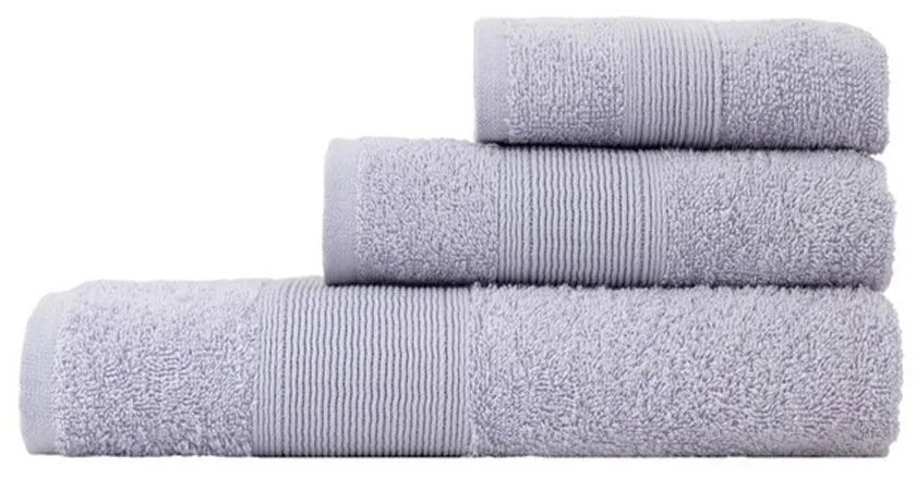 Πετσέτα Oasis Light Grey Nima Σώματος 70x140cm 100% Cotton
