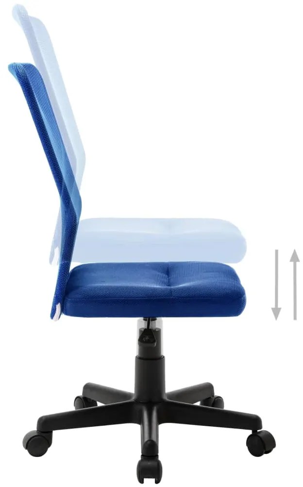 vidaXL Καρέκλα Γραφείου Μπλε 44 x 52 x 100 εκ. Διχτυωτό Ύφασμα