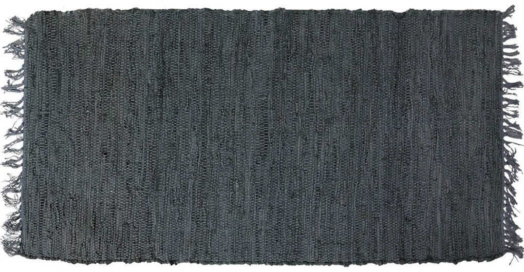Δερμάτινο Χαλάκι (70x140) San Lorentzo Flat Grey