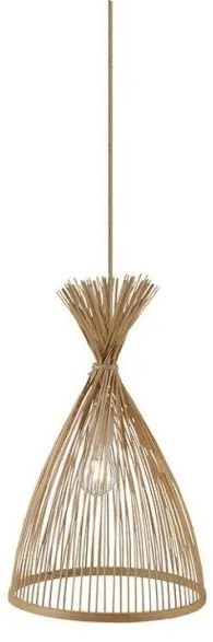 Κρεμαστό Φωτιστικό Οροφής E27 Bamboo SERIFOS TF661P30BO ACA-TF661P30BO-Καφέ TF661P30BO