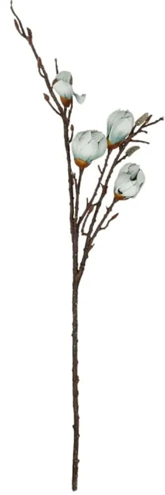 Τεχνητό Λουλούδι Magnolia 21420 105cm Brown-Blue GloboStar Πολυαιθυλένιο