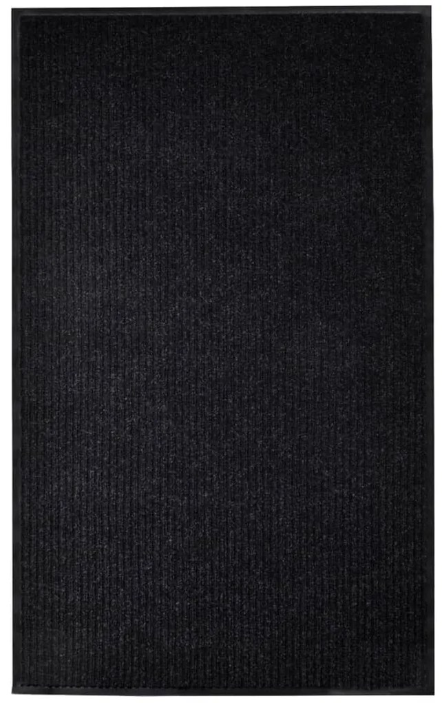 vidaXL Πατάκι Εισόδου Μαύρο 117x220 εκ. από PVC