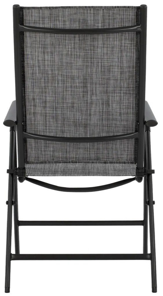 Καρέκλα - Πολυθρόνα ZURI C5700.01 Μεταλλική Πτυσσόμενη 7 Θέσεων με Textilene Γκρί 55x70x103Υ εκ. 2αδα 55x70x103 εκ.