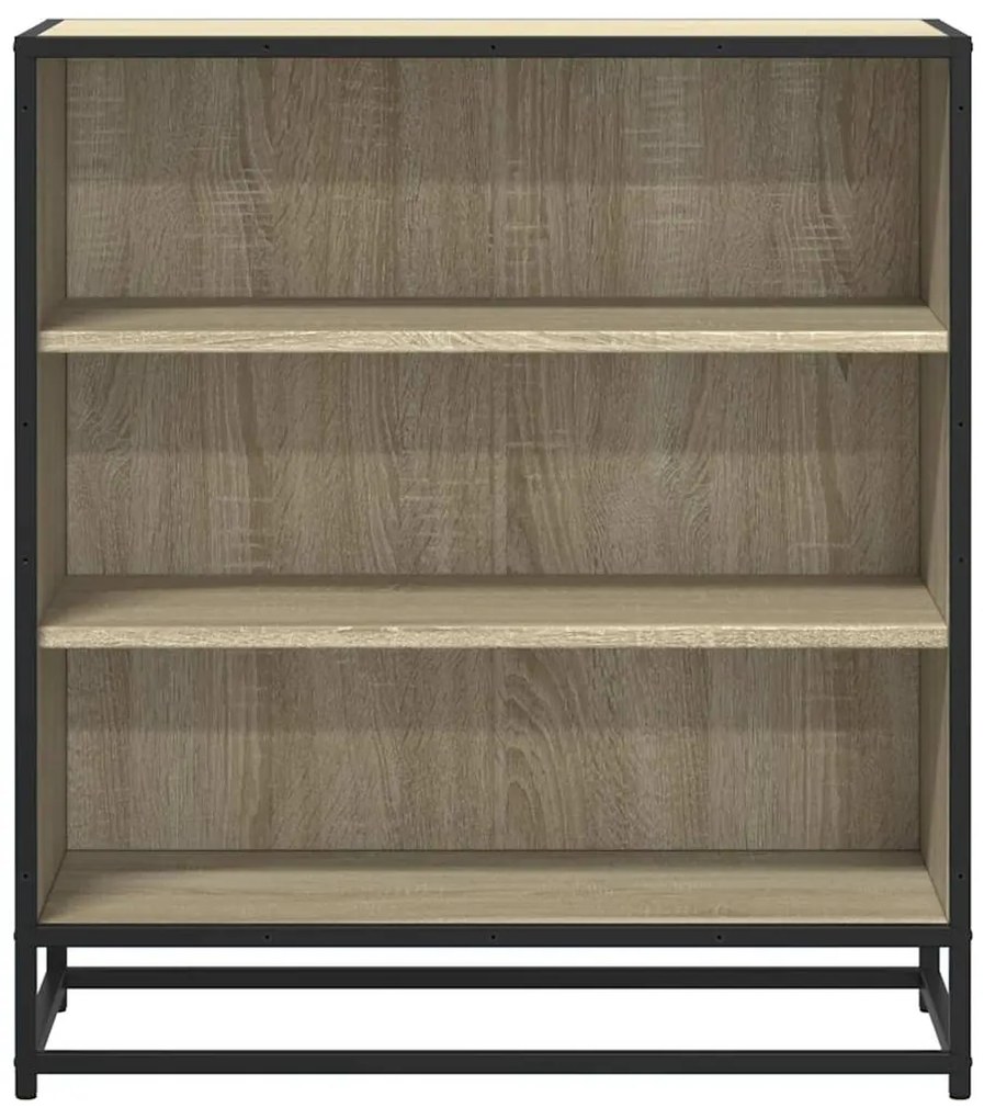 Sideboard Sonoma Oak 68x35x76cm Κατασκευασμένο ξύλο και μέταλλο - Καφέ