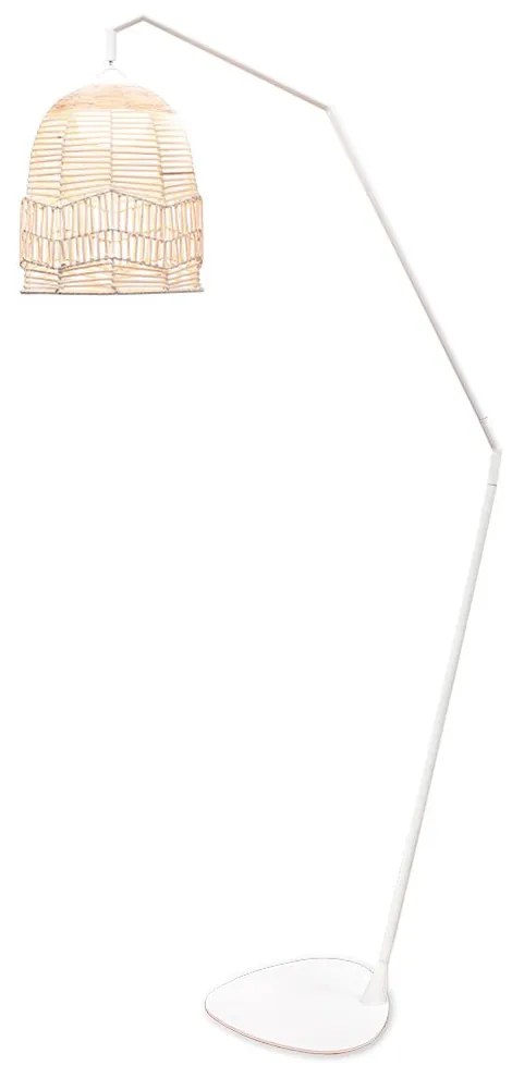 Φωτιστικό Δαπέδου Santorini LUMSTN165BXWLNW Φ35x65,5x163,3cm LED 900Lm 3000K White-Natural
