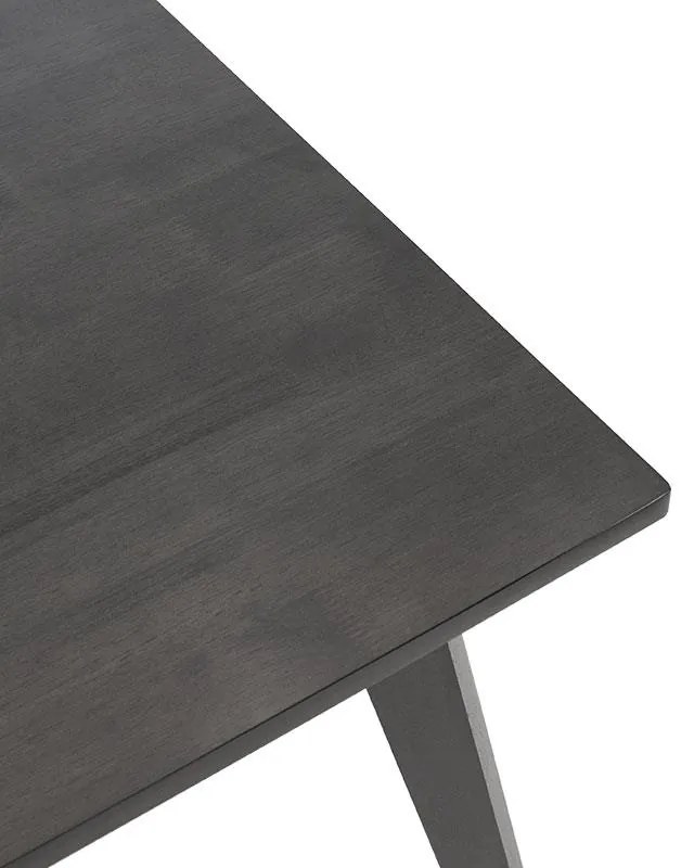 Τραπέζι Benson MDF με καπλαμά  χρώμα rustic grey 120x75x75εκ 120x75x75 εκ.