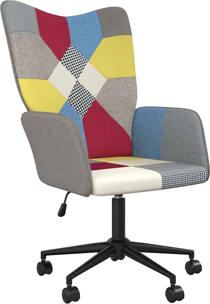 vidaXL Πολυθρόνα Relax Σχέδιο Patchwork Υφασμάτινη