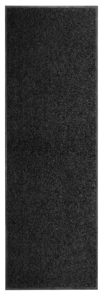 Πατάκι Εισόδου Πλενόμενο Μαύρο 60 x 180 εκ.