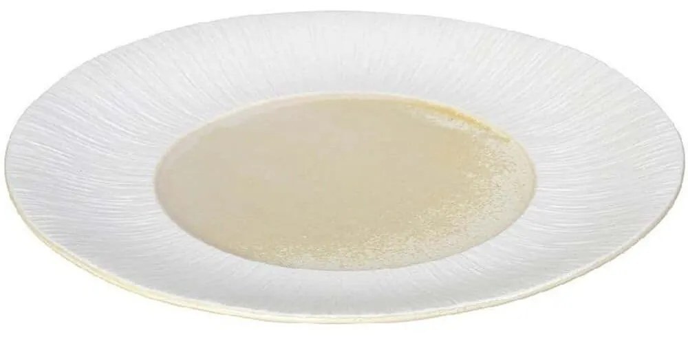 Πιάτο Ρηχό Zen SOR102K4 28,5x3cm Sun Yellow-White Espiel Porcelain