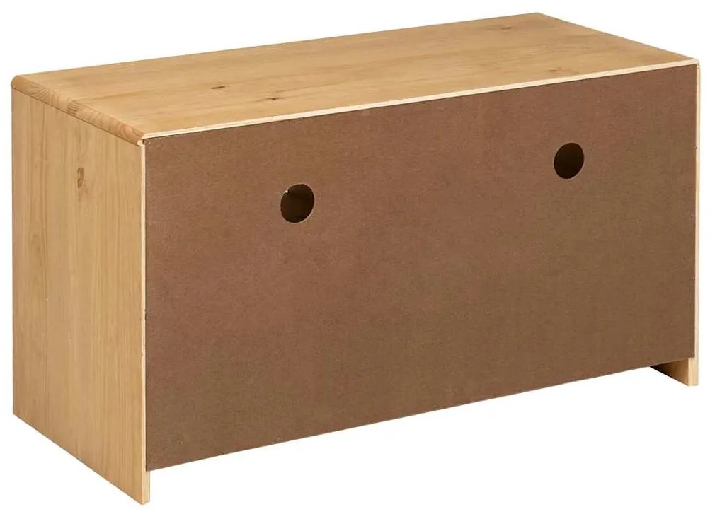 vidaXL Έπιπλο Τηλεόρασης SAUDA Χρώμα Δρυός 99x43x55 εκ. Μασίφ Πεύκο