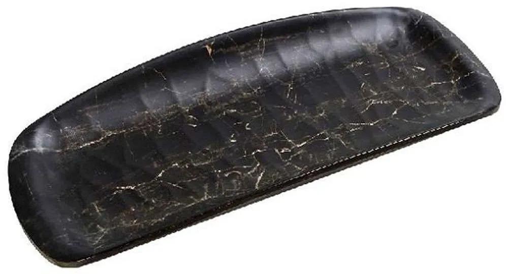Πιατέλα Γόνδολα Pine HWM784K48-6 33,5x13,5cm Black Espiel Μελαμίνη
