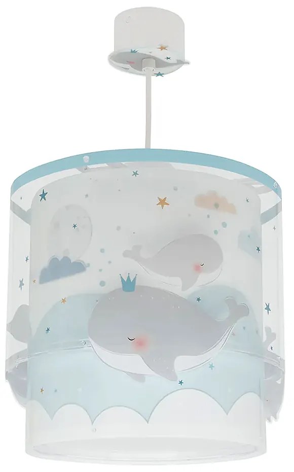 Παιδικό Φωτιστικό Οροφής Μονόφωτο Ango Whale Dreams Blue 61172 T
