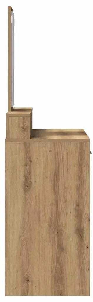 vidaXL Τραπέζι περιποίησης με συρτάρι Artisan Oak 100 x 41 x 140 εκ.