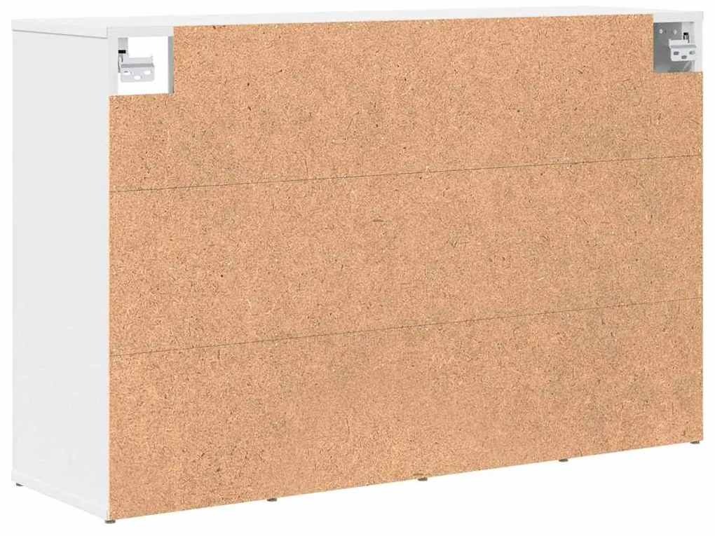 vidaXL Παπουτσοθήκη με ράφι Λευκό 103 x 30 x 67 εκ. Επεξεργασμένο ξύλο