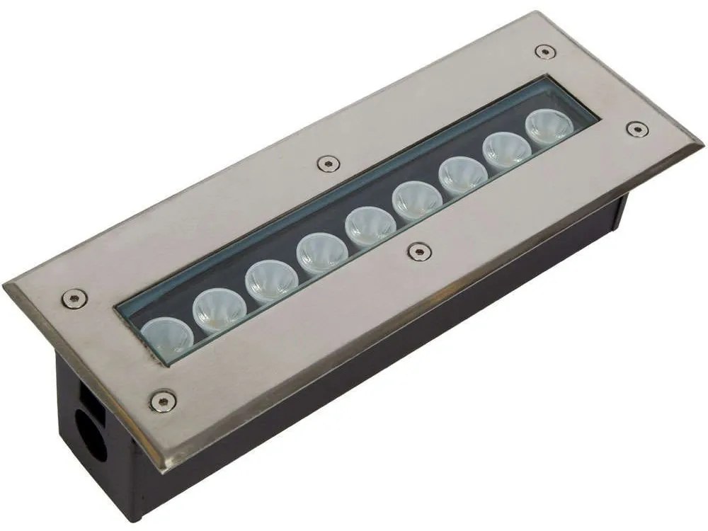 Προβολέας-WallWasher Χωνευτός VK/02014R/C/30 30x11x6,5cm Led 800Lm 9W 4000K IP67 Grey VKLed