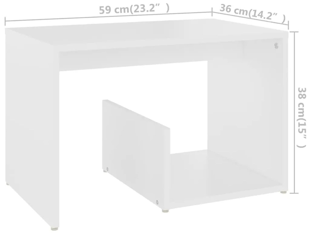 ΤΡΑΠΕΖΙ ΒΟΗΘΗΤΙΚΟ ΛΕΥΚΟ 59 X 36 X 38 ΕΚ. ΑΠΟ ΜΟΡΙΟΣΑΝΙΔΑ 806696