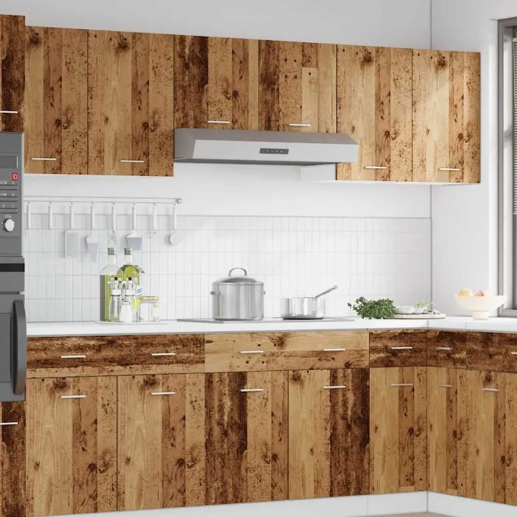 vidaXL Κρεμαστό Ντουλάπι "Lyon" από Παλιό Ξύλο 40x31x60 εκ. από Τεχνητό Ξύλο