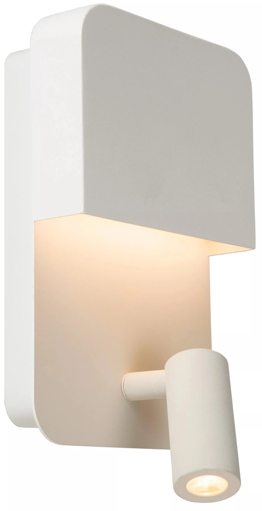 Φωτιστικό Επίτοιχο Lucide 79200-08-31 BOXER Λευκό (White) 3000 K