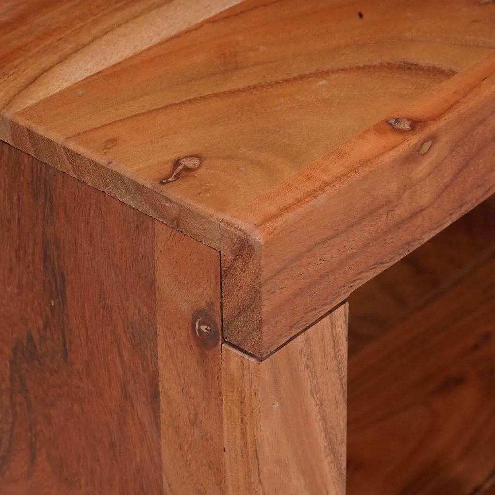 vidaXL Ράφι Βιβλίων 3 pcs Καφέ 80 x 30 x 110 εκ Στερεό Ξύλο Ακακίας