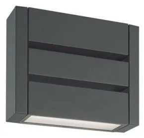 Απλίκα Φωτιστικό Τοίχου LED Γκρι Delos 4256700 Viokef-4256700-Ανθρακί 4256700