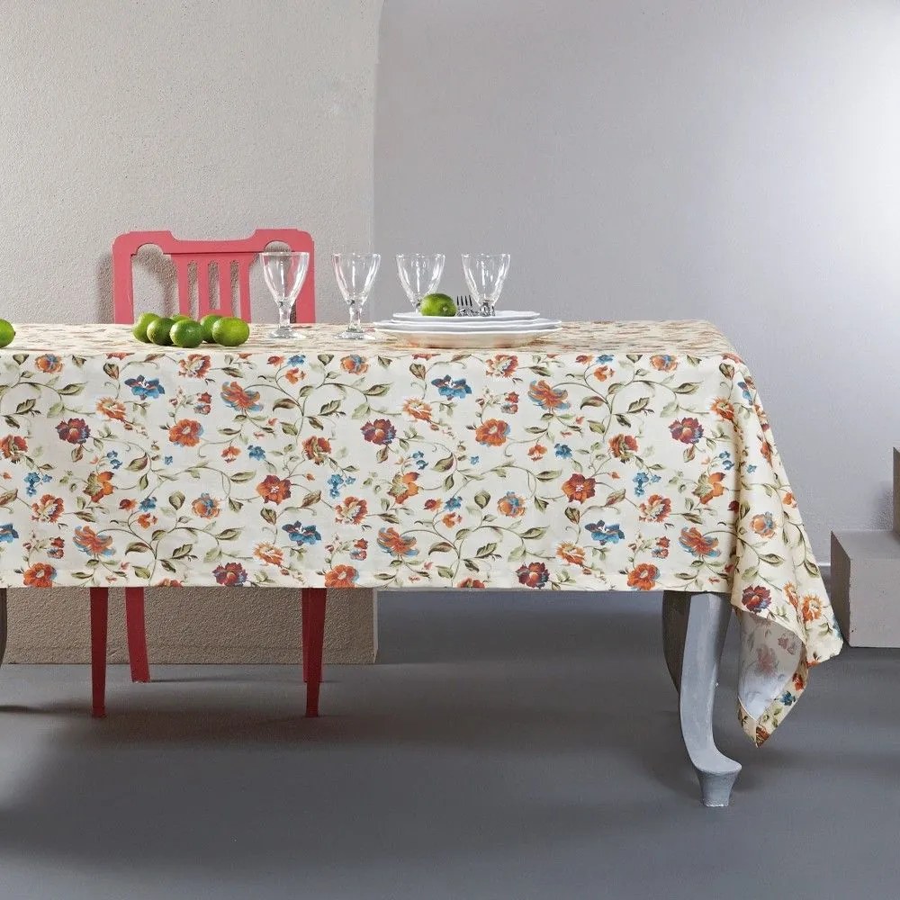 Τραπεζομάντηλο Jessie Multi Kentia 135X180cm 135x180cm Cotton-Polyester