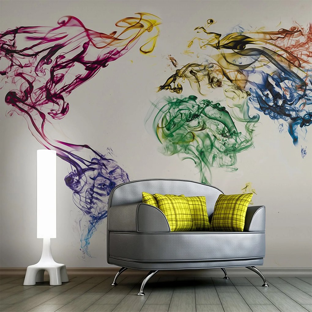 Φωτοταπετσαρία - Dancing smoke trails 450x270